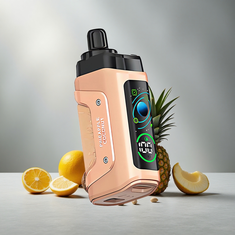 Razz Bar 45000 Пуфове Еднократна вейп Ананас Кокос