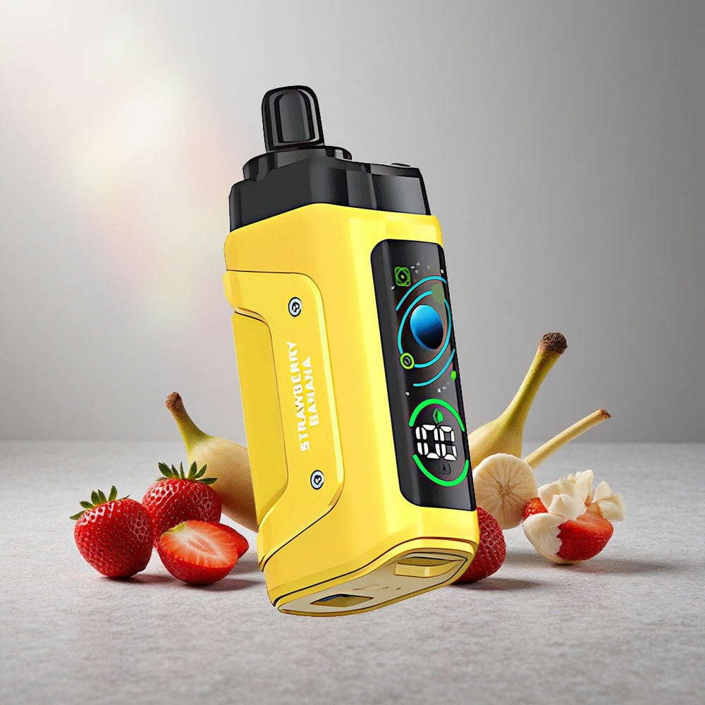 Razz Bar 45000 Пуфове Еднократна вейп Ягода Банан