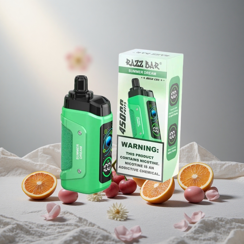 Razz Bar 45000 Пуфове Еднократна вейп Лятна Мечта