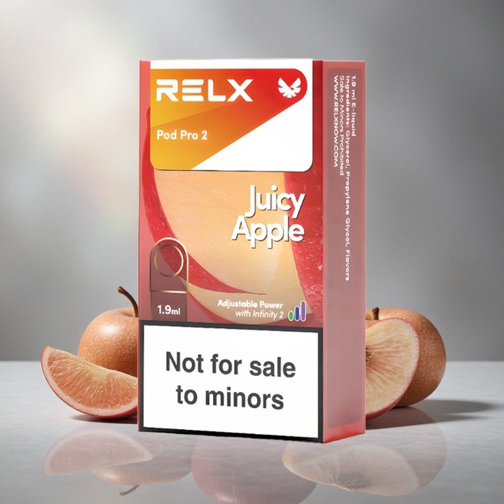 RELX Pod Pro 2 Сочна Ябълка 0% Никотин 600 пуфове