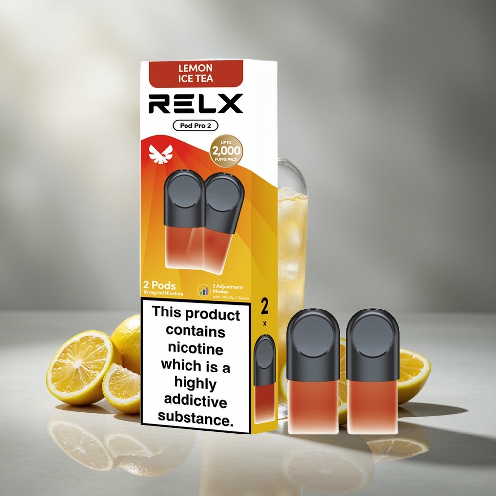 RELX Pod Pro 2 Чай-Лимонов Чай с 1.8% Никотин и 600 пуфове