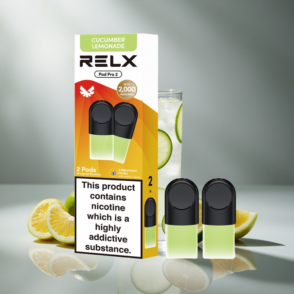 RELX Pod Pro 2Напитка-Краставица Лимонада 1.9мл & 600 пуфове