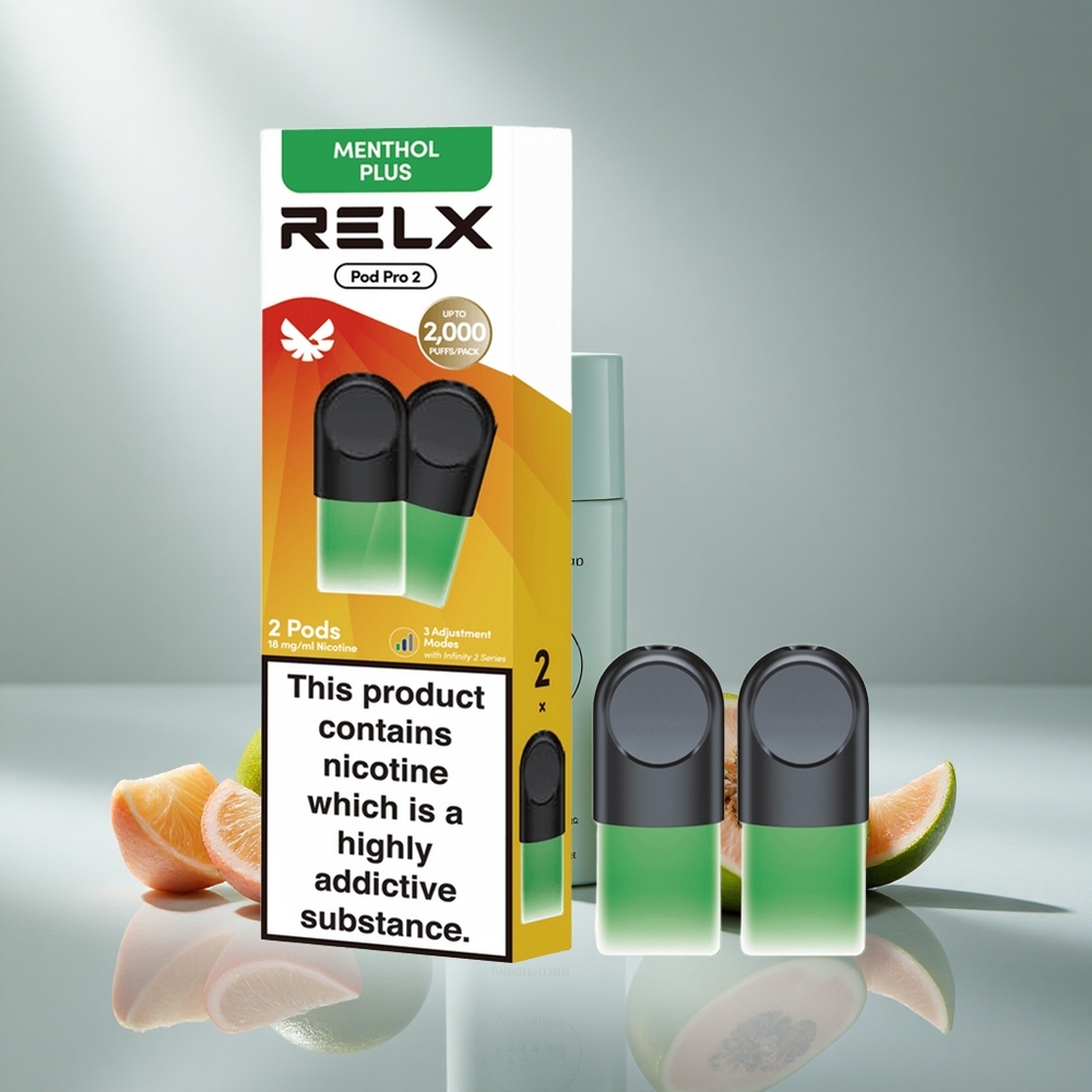 RELX Pod Pro 2 Мента-Ментол Плюс 1.9мл 600 пуфове