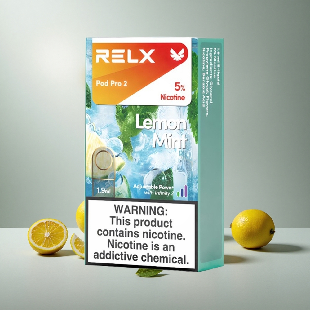 RELX Pod Pro 2 Лимонова Мента 1.9мл/600 пуша