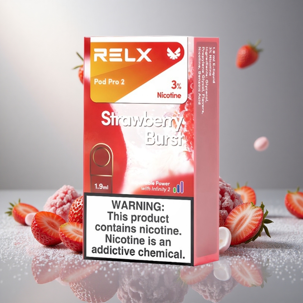 RELX Pod Pro 2 Ягодов Вриз с 3% Никотин и 600 пуфове