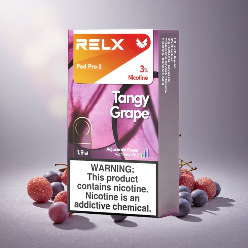RELX Pod Pro 2 Тангра Грапе с 3% никотин и 600 пуфове