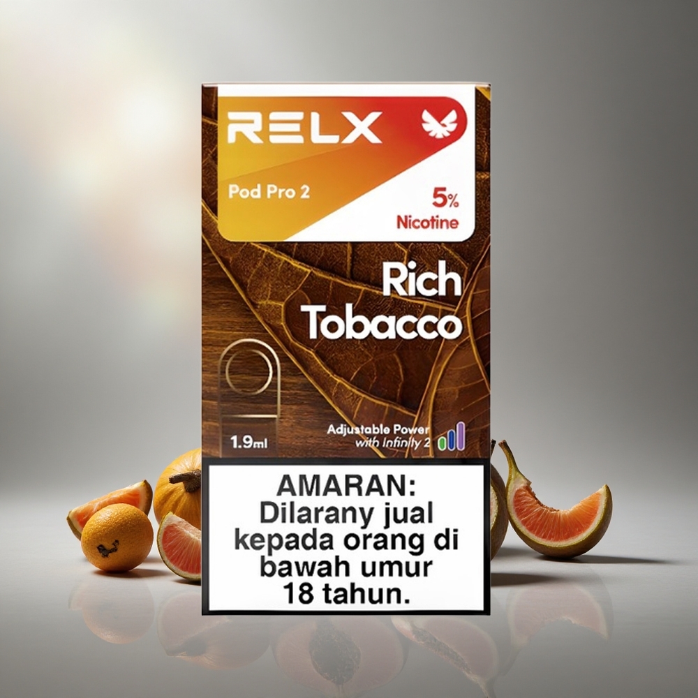 RELX Pod Pro 2 Висок Никотин 5% Богат Тютюн