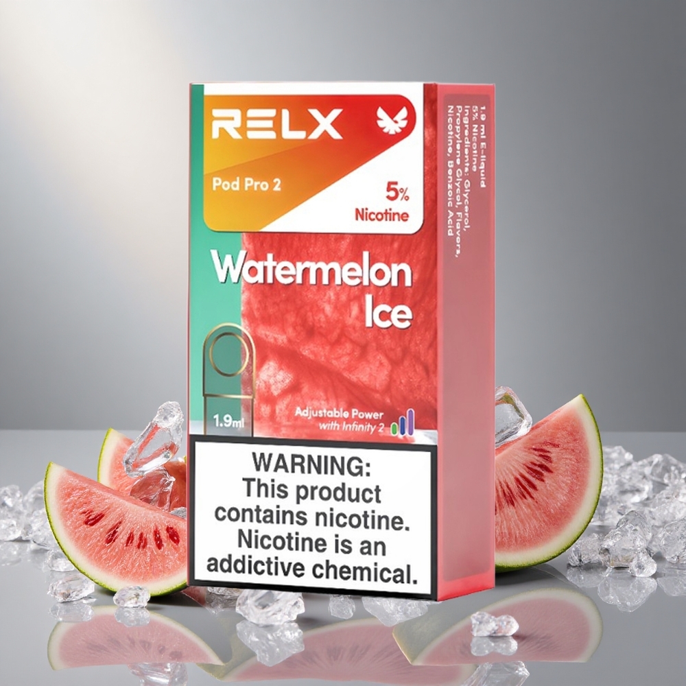 RELX Pod Pro 2 Диня Лед с 600 пуфове и 1.9ml капацитет
