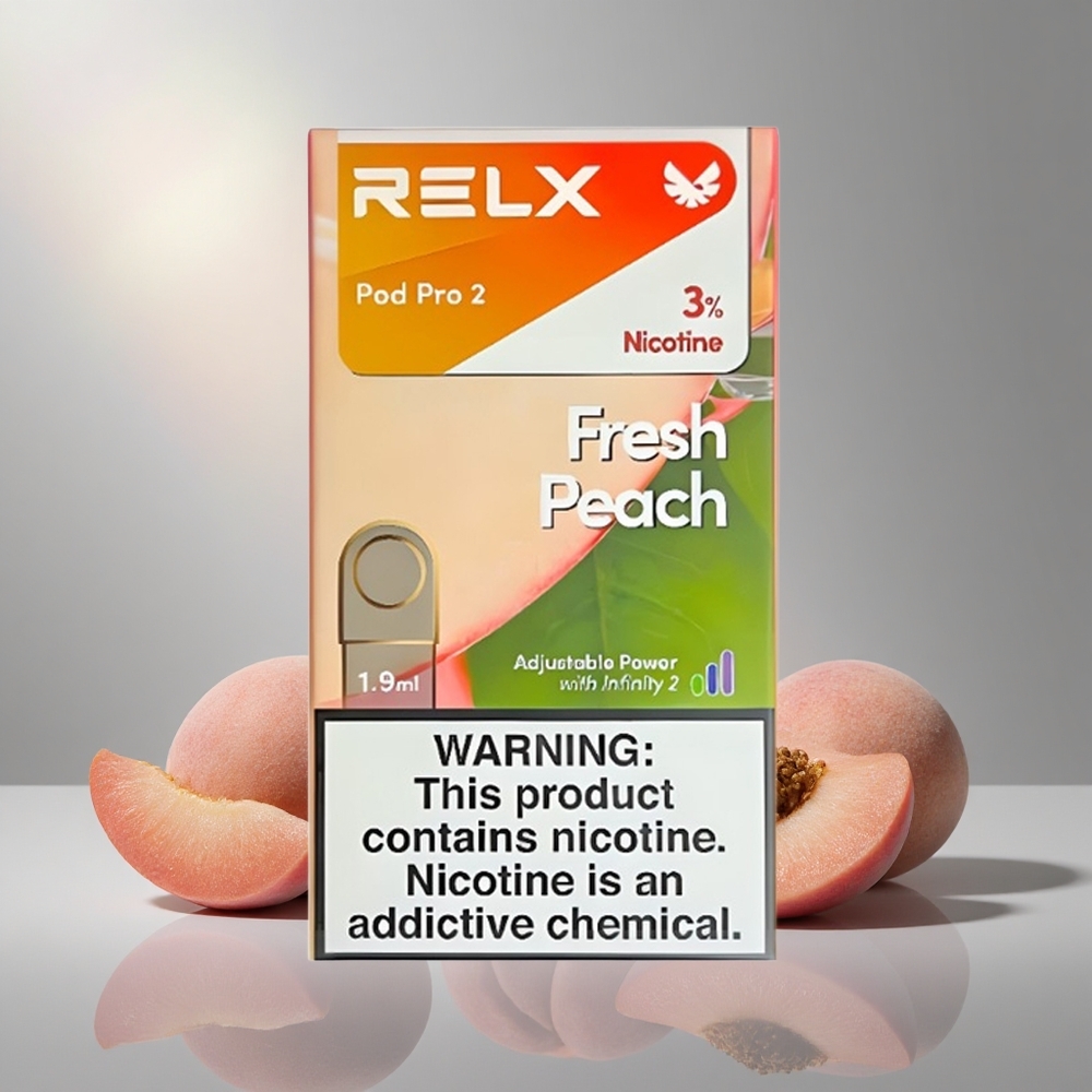 RELX Pod Pro 2Праскова 600 пуфове 3% никотин