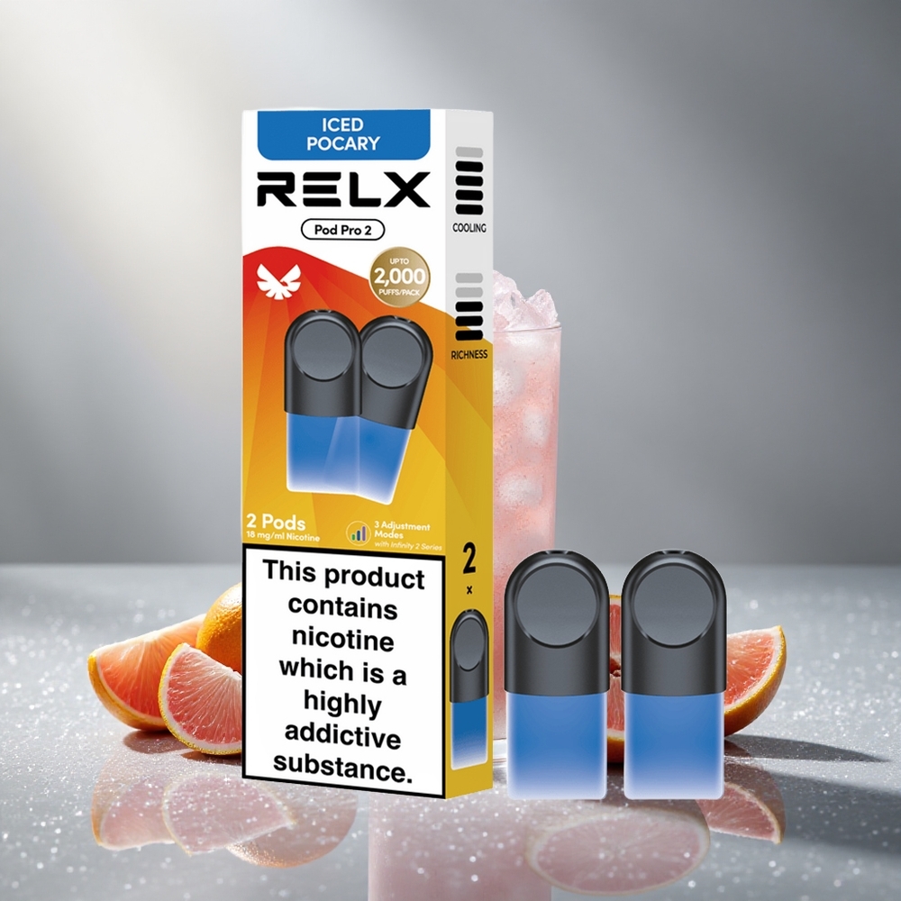 RELX Pod Pro 2 Вихър-ледов POCARY 1.9мл 600 пуфове