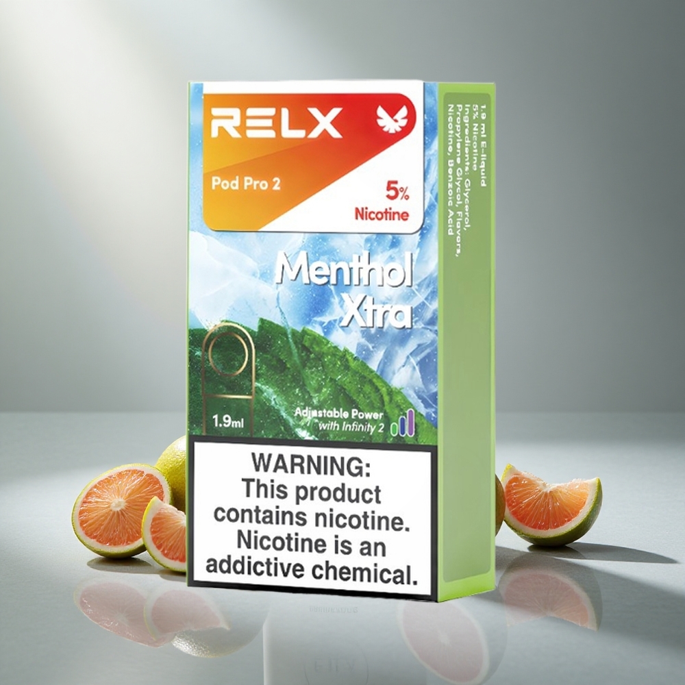 RELX Pod Pro 2 Ментол Xtra 5% Никотин и 600 пуфове