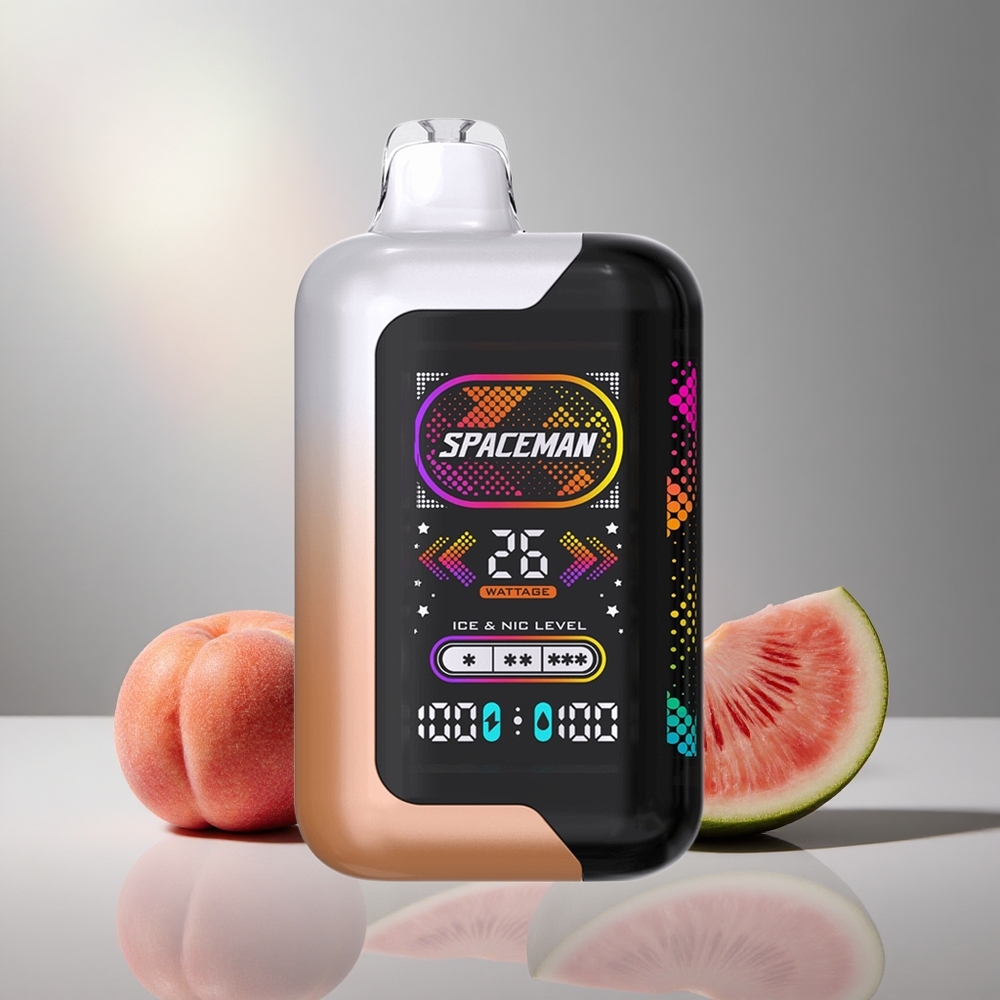 SMOK SPACEMAN SP40000 Диспозейбъл Вейп Сочен Праскова Диня (20мл)